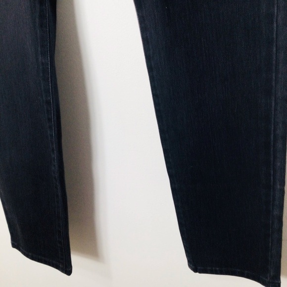 J. Mc Laughlin denim jeans women 10 black cotton straight - Picture 3 of 8